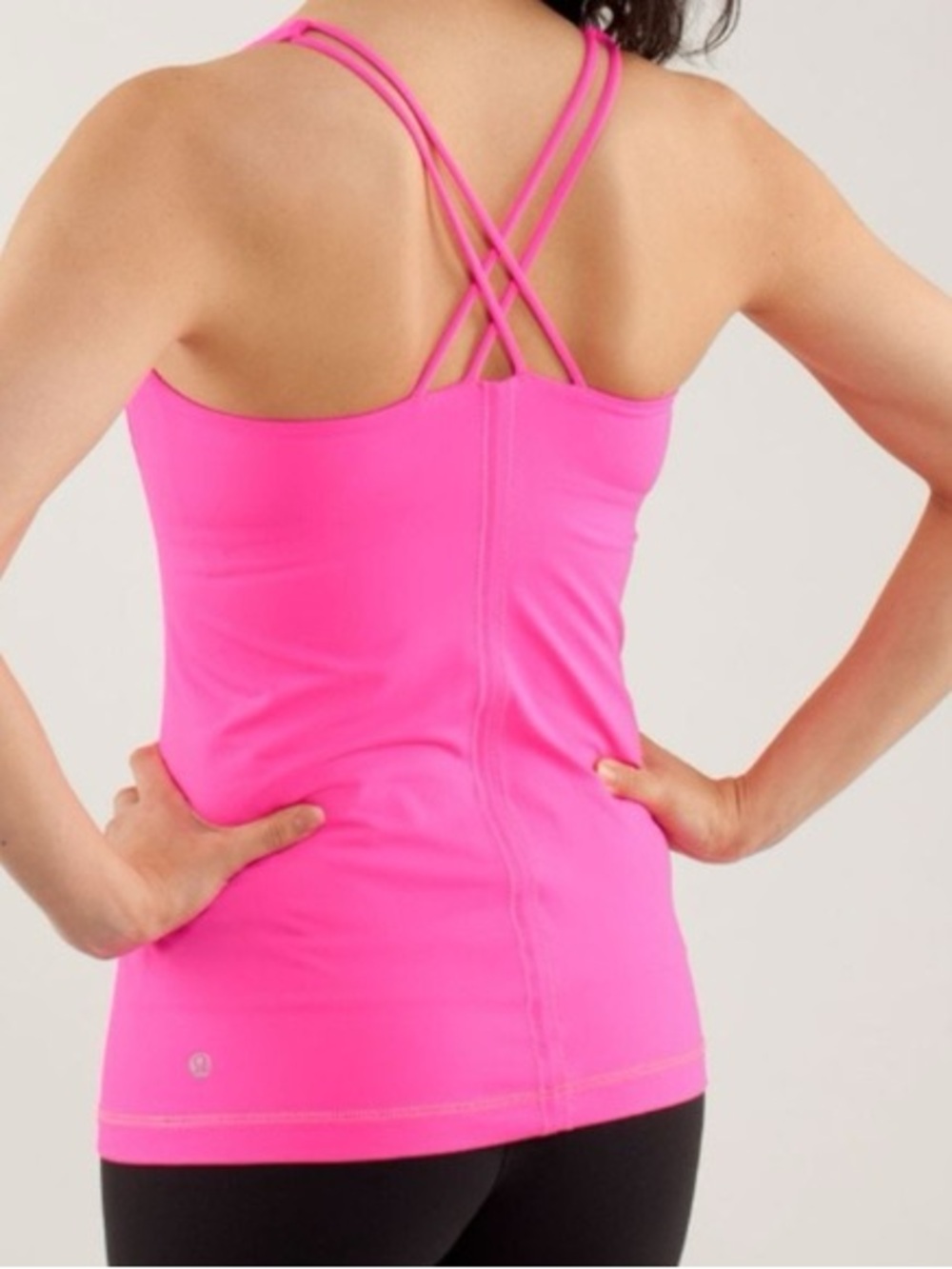 EUC - lululemon athletica Plum & Hot Pink coordinating set - leggings & tank - Picture 8 of 10